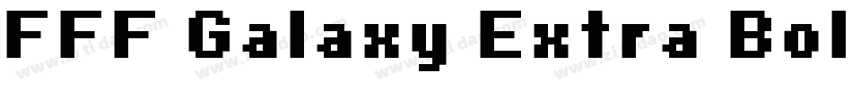 FFF Galaxy Extra Bold Extended字体转换